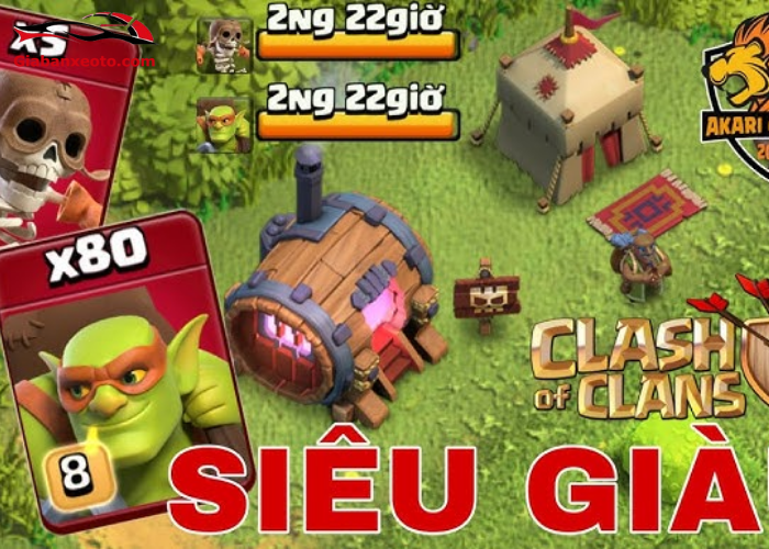 Nick Clash of Clans miễn phí VIP cập nhật mới nhất