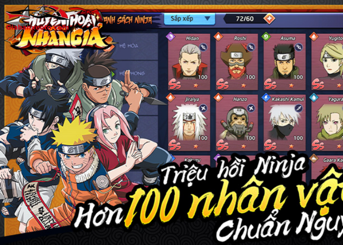 Tặng acc Huyền Thoại Nhẫn Giả 2025