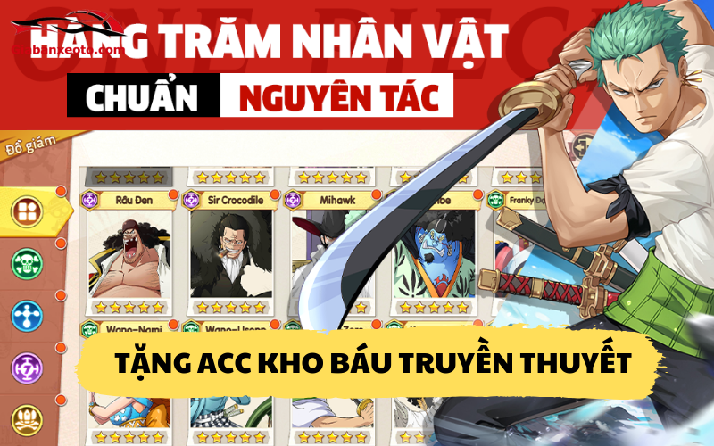 Tặng acc Kho Báu Truyền Thuyết
